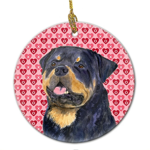 Carolines Treasures SS4524CO1 2.81 x 2.81 in. Rottweiler Ceramic Ornament