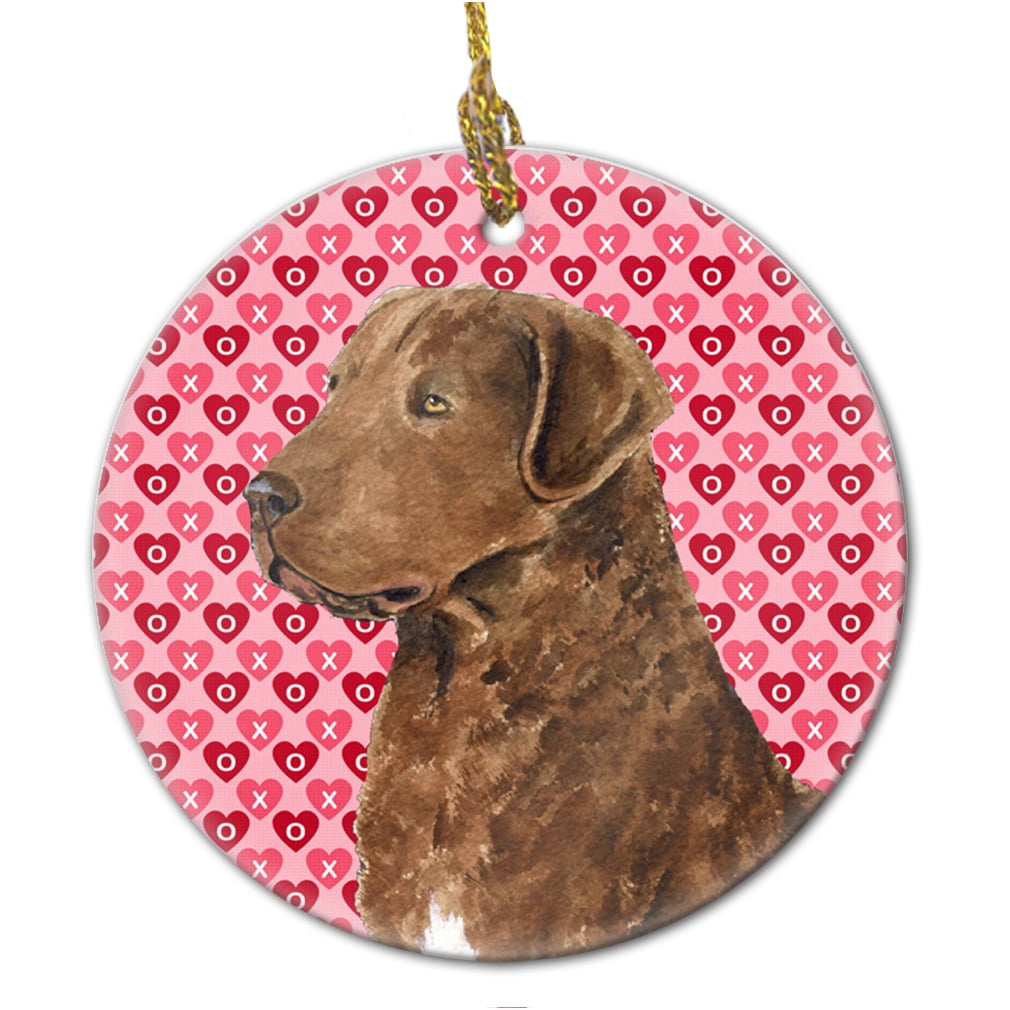 Carolines Treasures SS4531CO1 Chesapeake Bay Retriever  Ceramic Ornament 3 in multicolor