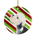 thumbnail image 1 of Carolines Treasures SS4572-CO1 Dandie Dinmont Terrier Candy Cane Holiday Christmas Ceramic Ornament 3 in multicolor, 1 of 2