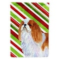 thumbnail image 1 of Carolines Treasures SS4576-FLAG-PARENT English Toy Spaniel Candy Cane Holiday Christmas Flag  multicolor, 1 of 2