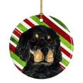 thumbnail image 1 of Carolines Treasures SS4584-CO1 Gordon Setter Candy Cane Holiday Christmas Ceramic Ornament 3 in multicolor, 1 of 2
