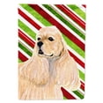 thumbnail image 1 of Carolines Treasures SS4591-FLAG-PARENT Cocker Spaniel Candy Cane Holiday Christmas Flag  multicolor, 1 of 2