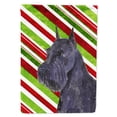 thumbnail image 1 of Carolines Treasures SS4592-FLAG-PARENT Schnauzer Candy Cane Holiday Christmas Flag  multicolor, 1 of 2