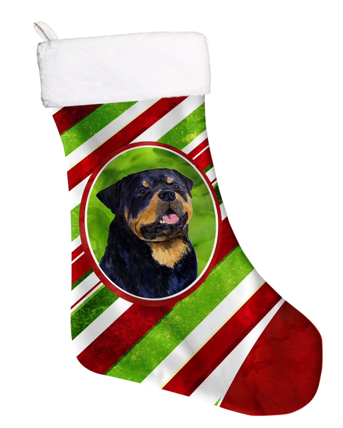 Caroline's Treasures Ornamento Natalizio In Ceramica Brussels Griffon Candy - Diametro 7 Cm, Multicolore