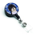 thumbnail image 1 of Carolines Treasures SS4628BR Portuguese Water Dog Winter Snowflakes Holiday Retractable Badge Reel, 1 of 2