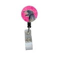 thumbnail image 1 of Carolines Treasures SS4782-PK-BR Irish Wolfhound Retractable Badge Reel Or Id Holder With Clip, 1 of 1