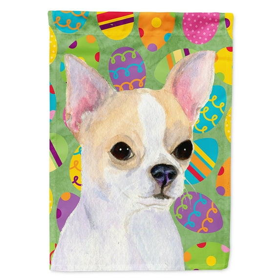 Carolines Treasures SS4819-FLAG-PARENT Chihuahua Easter Eggtravaganza Flag multicolor