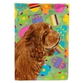 thumbnail image 1 of Carolines Treasures SS4855-FLAG-PARENT Sussex Spaniel Easter Eggtravaganza Flag  multicolor, 1 of 2