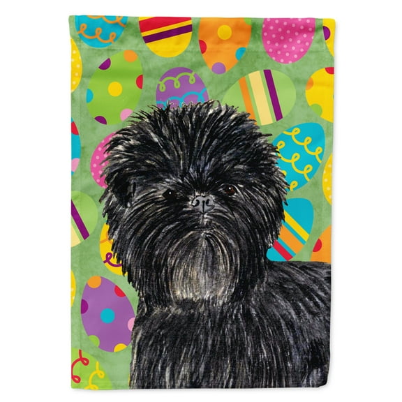 Carolines Treasures SS4856-FLAG-PARENT Affenpinscher Easter Eggtravaganza Flag  multicolor