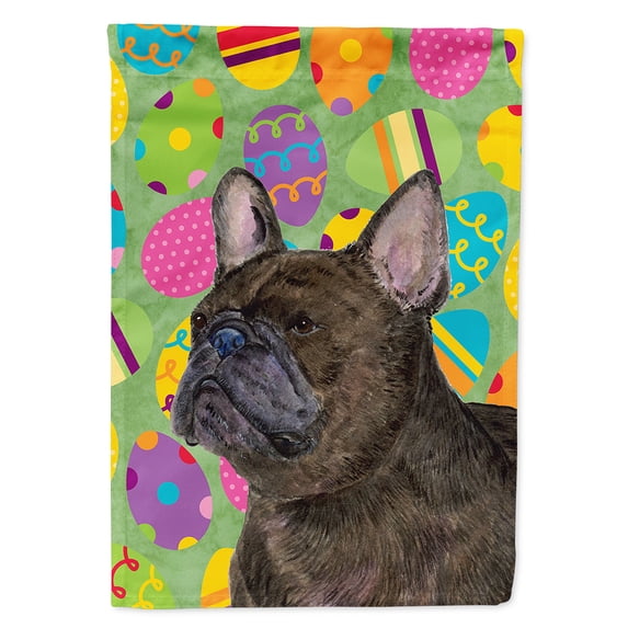 French Bulldog Easter Eggtravaganza Garden Flag