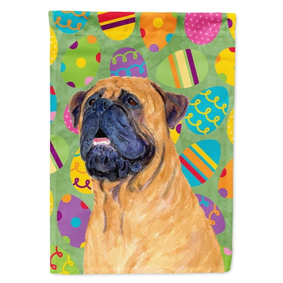 Mastiff Easter Eggtravaganza Flag Canvas House Size