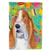 Carolines Treasures SS4873-FLAG-PARENT Basset Hound Easter Eggtravaganza Flag  multicolor