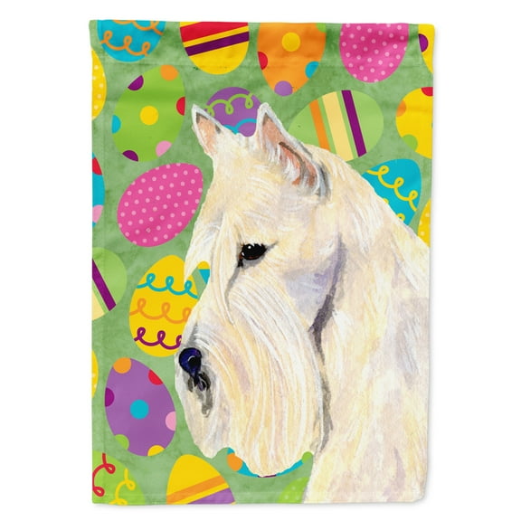 Carolines Treasures SS4875-FLAG-PARENT Scottish Terrier Easter Eggtravaganza Flag  multicolor