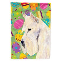 Scottish Terrier Easter Eggtravaganza Garden Flag