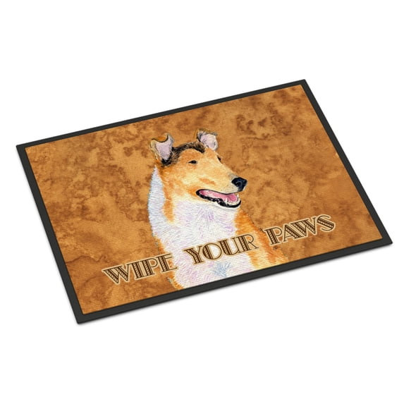 Collie Smooth Wipe your Paws Door Mat