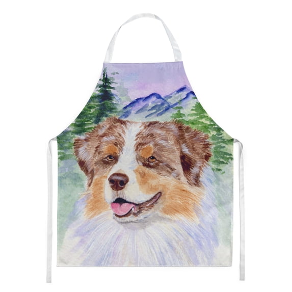 Carolines Treasures SS8001APRON Australian Shepherd Apron Large multicolor
