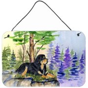 Carolines Treasures SS8007DS812 Tibetan Mastiff Indoor Aluminum Metal Wall or Door Hanging Prints, 8 x 12", Multicolor