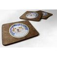 thumbnail image 1 of Carolines Treasures SS8008FC Clumber Spaniel Foam Coaster Set of 4 3 1/2 x 3 1/2 multicolor, 1 of 3