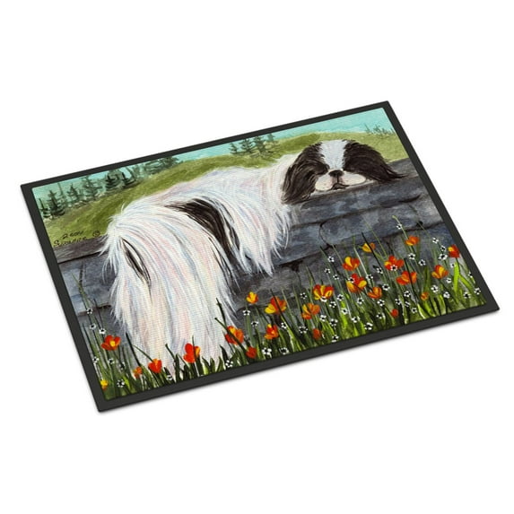 Carolines Treasures SS8030MAT Japanese Chin Doormat 18x27 27"L x 18"W multicolor