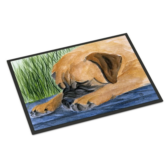 Carolines Treasures SS8033MAT Bullmastiff Doormat 18x27 27"L x 18"W multicolor