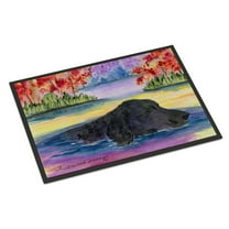Carolines Treasures SS8043JMAT Curly Coated Retriever Doormat 24x36 36"L x 24"W multicolor