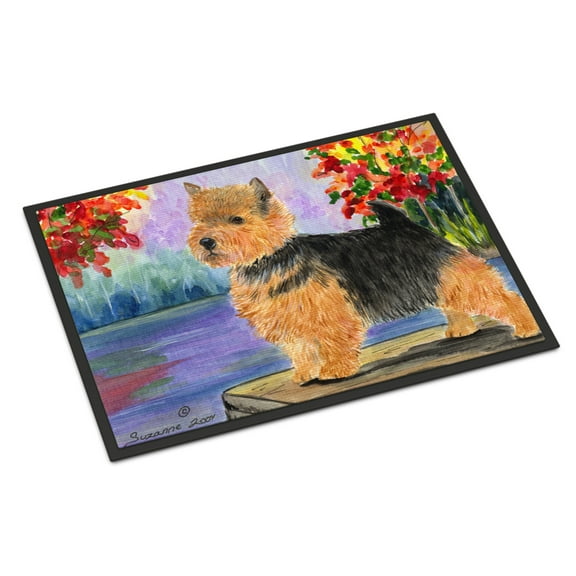 Carolines Treasures SS8054MAT Norwich Terrier Doormat 18x27 27"L x 18"W multicolor