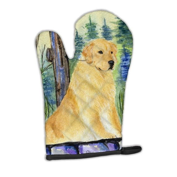 Carolines Treasures SS8111OVMT Golden Retriever Oven Mitt Large multicolor