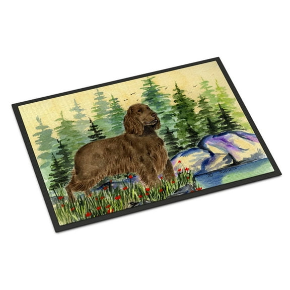 Carolines Treasures SS8131MAT Field Spaniel Doormat 18x27 27"L x 18"W multicolor