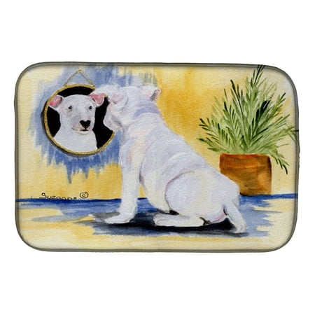 Bull Terrier Dish Drying Mat