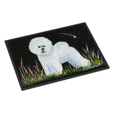 Carolines Treasures SS8143JMAT Bichon Frise Doormat 24x36 36"L x 24"W multicolor