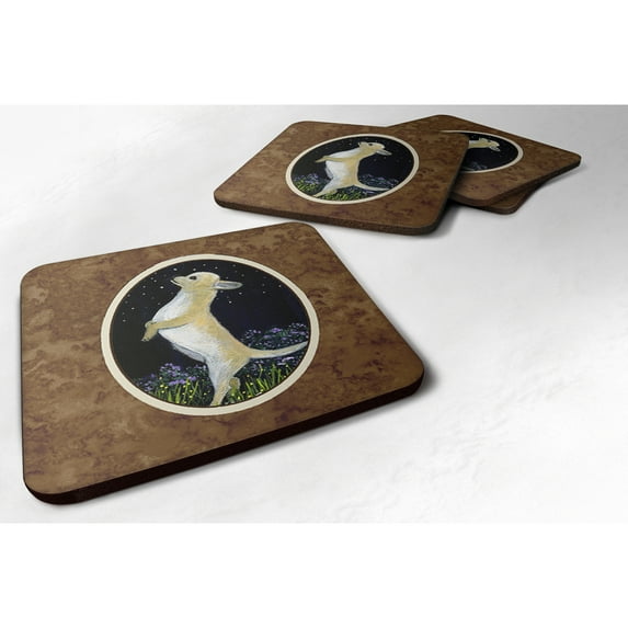 Carolines Treasures SS8152FC Chihuahua Foam Coaster Set of 4 3 1/2 x 3 1/2 multicolor