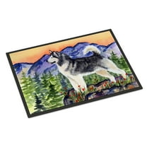 Carolines Treasures SS8157MAT Alaskan Malamute Doormat 18x27 27"L x 18"W multicolor