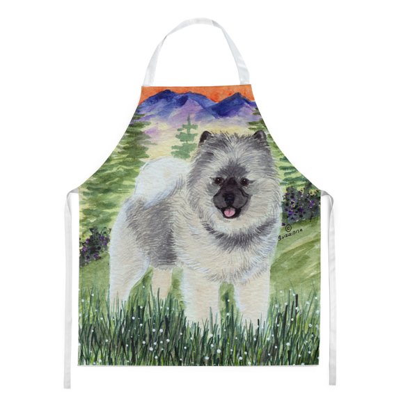 Carolines Treasures SS8192APRON Keeshond Apron Large multicolor