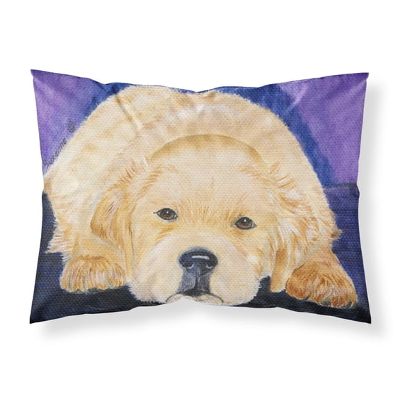 Carolines Treasures SS8212PILLOWCASE Golden Retriever Fabric Standard Pillowcase Standard multicolor