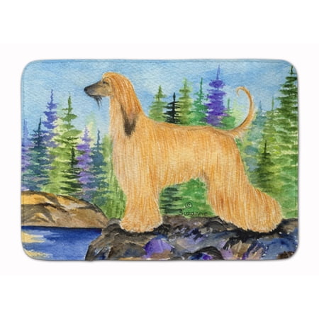 Carolines Treasures SS8220RUG Afghan Hound Machine Washable Memory Foam Mat 19 X 27" multicolor