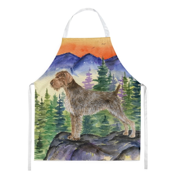 Carolines Treasures SS8226APRON German Wirehaired Pointer Apron Large multicolor