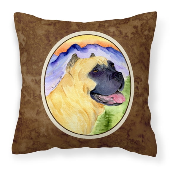 Carolines Treasures SS8233PW1414 Cane Corso Fabric Decorative Pillow, 14Hx14W, multicolor