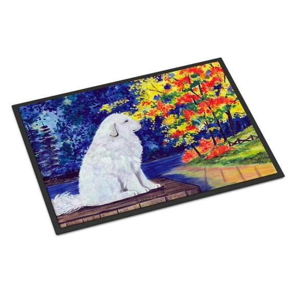 Carolines Treasures SS8240JMAT Great Pyrenees Doormat 24x36 36"L x 24"W multicolor