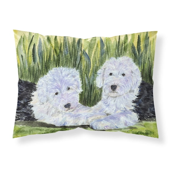 Carolines Treasures SS8282PILLOWCASE Old English Sheepdog Fabric Standard Pillowcase Standard multicolor