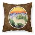 thumbnail image 1 of Carolines Treasures SS8285PW1414 Siberian Husky Fabric Decorative Pillow, 14Hx14W, multicolor, 1 of 4