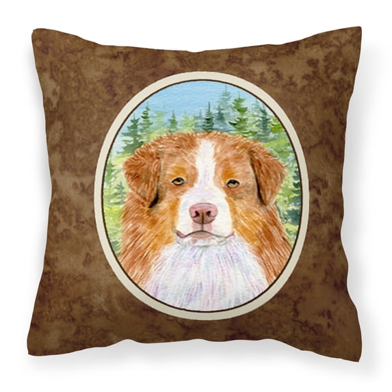Carolines Treasures SS8317PW1414 Australian Shepherd Fabric Decorative Pillow, 14Hx14W, multicolor