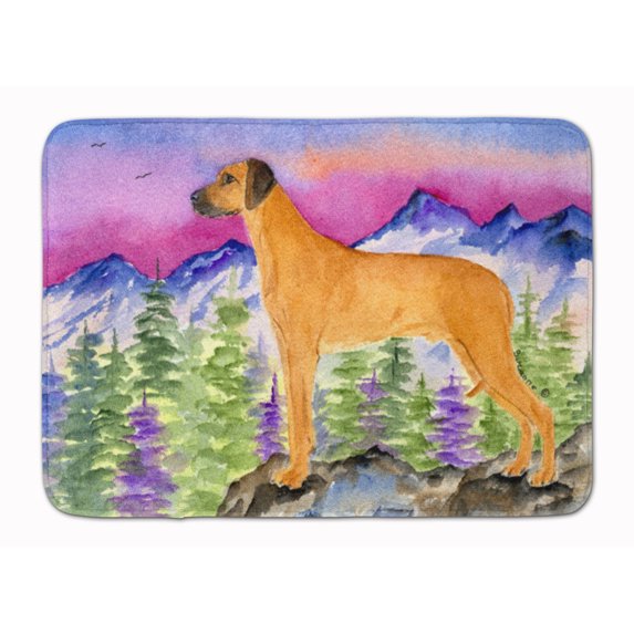 Carolines Treasures SS8327RUG Rhodesian Ridgeback Machine Washable Memory Foam Mat 19 X 27" multicolor