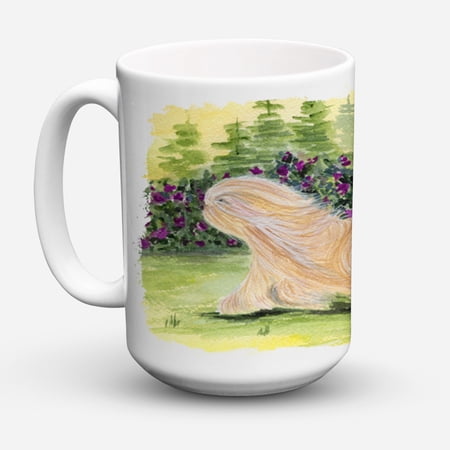 Carolines Treasures SS8328CM15 Lhasa Apso Coffee Mug 15 oz 15 ounce multicolor
