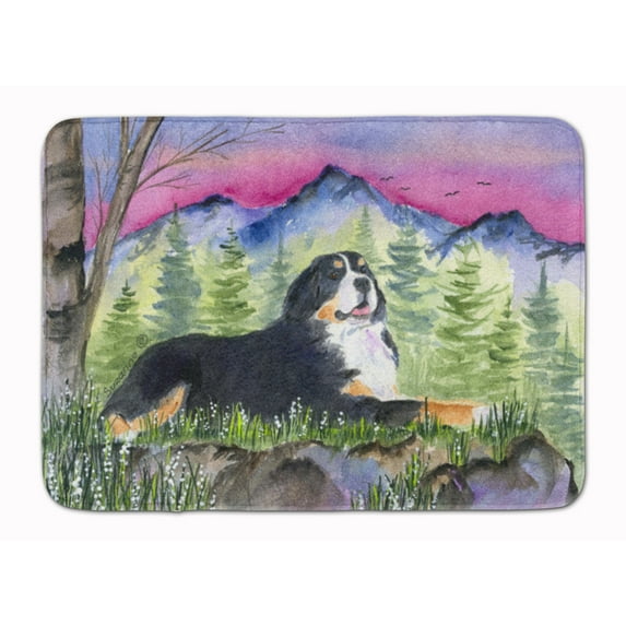 Carolines Treasures SS8332RUG Bernese Mountain Dog Machine Washable Memory Foam Mat 19 X 27" multicolor