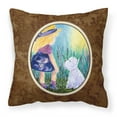 thumbnail image 1 of Carolines Treasures SS8351PW1414 Little Girl with Westie Fabric Decorative Pillow, 14Hx14W, multicolor, 1 of 4