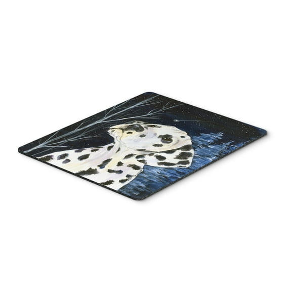 Carolines Treasures SS8370MP Starry Night Dalmatian Mouse Pad Hot Pad or Trivet Large multicolor