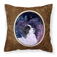 thumbnail image 1 of Carolines Treasures SS8377PW1414 Starry Night Papillon Fabric Decorative Pillow, 14Hx14W, multicolor, 1 of 4