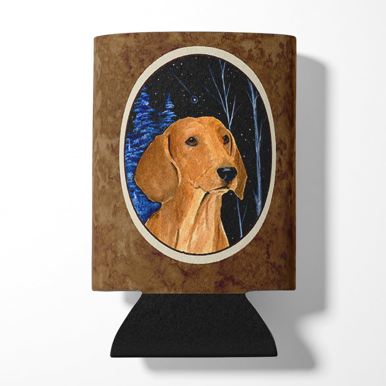 Carolines Treasures SS8379CC Starry Night Dachshund Can or Bottle Hugger Can Hugger multicolor