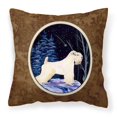 thumbnail image 1 of Carolines Treasures SS8386PW1414 Starry Night Wheaten Terrier Soft Coated Fabric Decorative Pillow, 14Hx14W, multicolor, 1 of 4