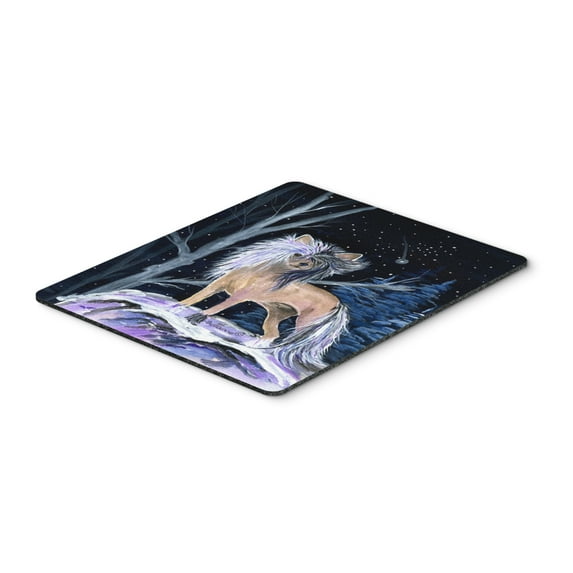 Carolines Treasures SS8390MP Starry Night Chinese Crested Mouse Pad Hot Pad or Trivet Large multicolor